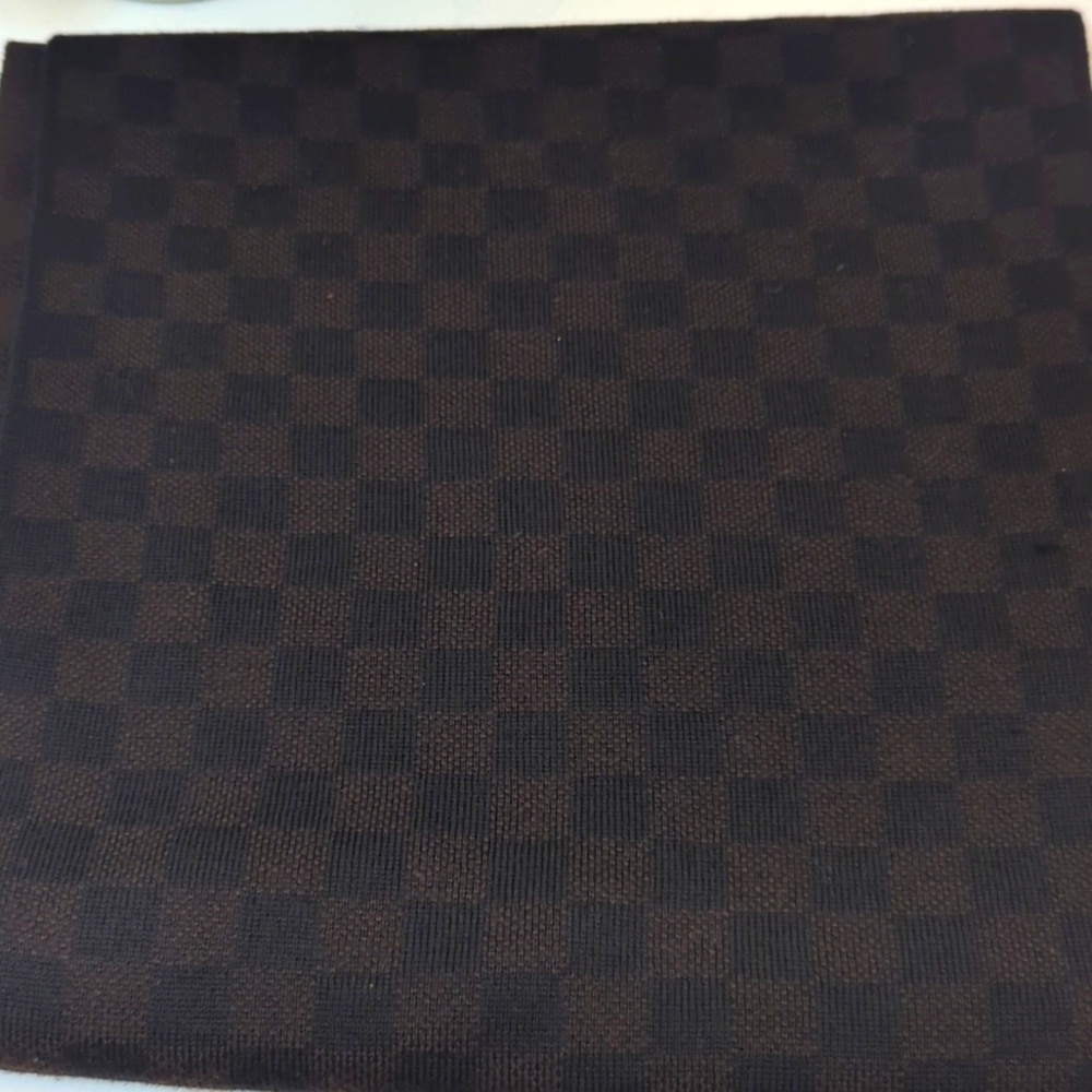 Louis Vuitton Scarf Damier Ebene Wool - Picture 8 of 11